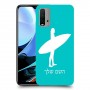 גלישה כיסוי מגן קשיח בעיצוב אישי עם השם שלך ל Xiaomi Redmi 9T יחידה אחת סקרין מובייל