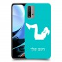 אימון ספורט - אישה כיסוי מגן קשיח בעיצוב אישי עם השם שלך ל Xiaomi Redmi 9T יחידה אחת סקרין מובייל