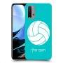 כדורעף - כדור כיסוי מגן קשיח בעיצוב אישי עם השם שלך ל Xiaomi Redmi 9T יחידה אחת סקרין מובייל