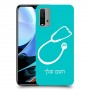 רופא סטטוסקופ כיסוי מגן קשיח בעיצוב אישי עם השם שלך ל Xiaomi Redmi 9T יחידה אחת סקרין מובייל