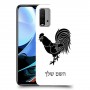 תרנגול כיסוי מגן קשיח בעיצוב אישי עם השם שלך ל Xiaomi Redmi 9T יחידה אחת סקרין מובייל
