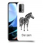 זברה כיסוי מגן קשיח בעיצוב אישי עם השם שלך ל Xiaomi Redmi 9T יחידה אחת סקרין מובייל