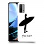 גלישה כיסוי מגן קשיח בעיצוב אישי עם השם שלך ל Xiaomi Redmi 9T יחידה אחת סקרין מובייל