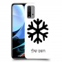 שלג כיסוי מגן קשיח בעיצוב אישי עם השם שלך ל Xiaomi Redmi 9T יחידה אחת סקרין מובייל