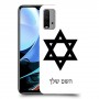 מגן דוד - ישראל כיסוי מגן קשיח בעיצוב אישי עם השם שלך ל Xiaomi Redmi 9T יחידה אחת סקרין מובייל