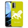 אריה כיסוי מגן קשיח בעיצוב אישי עם השם שלך ל Xiaomi Redmi 9T יחידה אחת סקרין מובייל