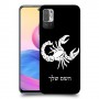 עקרב כיסוי מגן קשיח בעיצוב אישי עם השם שלך ל Xiaomi Redmi Note 10 5G יחידה אחת סקרין מובייל