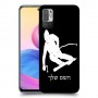 סקִי כיסוי מגן קשיח בעיצוב אישי עם השם שלך ל Xiaomi Redmi Note 10 5G יחידה אחת סקרין מובייל