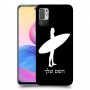 גלישה כיסוי מגן קשיח בעיצוב אישי עם השם שלך ל Xiaomi Redmi Note 10 5G יחידה אחת סקרין מובייל