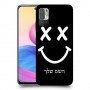 סמיילי כיסוי מגן קשיח בעיצוב אישי עם השם שלך ל Xiaomi Redmi Note 10 5G יחידה אחת סקרין מובייל