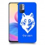 זאב כיסוי מגן קשיח בעיצוב אישי עם השם שלך ל Xiaomi Redmi Note 10 5G יחידה אחת סקרין מובייל