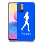 ג'וגלין - אישה כיסוי מגן קשיח בעיצוב אישי עם השם שלך ל Xiaomi Redmi Note 10 5G יחידה אחת סקרין מובייל