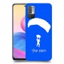 צניחה חופשית כיסוי מגן קשיח בעיצוב אישי עם השם שלך ל Xiaomi Redmi Note 10 5G יחידה אחת סקרין מובייל