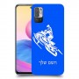 אופנוע שלג כיסוי מגן קשיח בעיצוב אישי עם השם שלך ל Xiaomi Redmi Note 10 5G יחידה אחת סקרין מובייל