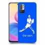 שחקן טניס כיסוי מגן קשיח בעיצוב אישי עם השם שלך ל Xiaomi Redmi Note 10 5G יחידה אחת סקרין מובייל