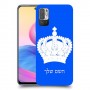 כתר מלכותי כיסוי מגן קשיח בעיצוב אישי עם השם שלך ל Xiaomi Redmi Note 10 5G יחידה אחת סקרין מובייל