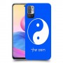 סמל יינג יאנג - סין כיסוי מגן קשיח בעיצוב אישי עם השם שלך ל Xiaomi Redmi Note 10 5G יחידה אחת סקרין מובייל