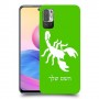 עקרב כיסוי מגן קשיח בעיצוב אישי עם השם שלך ל Xiaomi Redmi Note 10 5G יחידה אחת סקרין מובייל