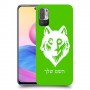 זאב כיסוי מגן קשיח בעיצוב אישי עם השם שלך ל Xiaomi Redmi Note 10 5G יחידה אחת סקרין מובייל