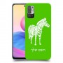 זברה כיסוי מגן קשיח בעיצוב אישי עם השם שלך ל Xiaomi Redmi Note 10 5G יחידה אחת סקרין מובייל