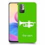 חצוצרה כיסוי מגן קשיח בעיצוב אישי עם השם שלך ל Xiaomi Redmi Note 10 5G יחידה אחת סקרין מובייל