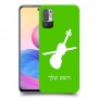 כינור כיסוי מגן קשיח בעיצוב אישי עם השם שלך ל Xiaomi Redmi Note 10 5G יחידה אחת סקרין מובייל
