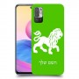 אריה כיסוי מגן קשיח בעיצוב אישי עם השם שלך ל Xiaomi Redmi Note 10 5G יחידה אחת סקרין מובייל