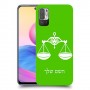 מאזניים כיסוי מגן קשיח בעיצוב אישי עם השם שלך ל Xiaomi Redmi Note 10 5G יחידה אחת סקרין מובייל