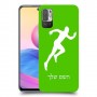 רץ כיסוי מגן קשיח בעיצוב אישי עם השם שלך ל Xiaomi Redmi Note 10 5G יחידה אחת סקרין מובייל