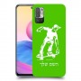 ילד סקייטבורד כיסוי מגן קשיח בעיצוב אישי עם השם שלך ל Xiaomi Redmi Note 10 5G יחידה אחת סקרין מובייל