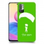 צניחה חופשית כיסוי מגן קשיח בעיצוב אישי עם השם שלך ל Xiaomi Redmi Note 10 5G יחידה אחת סקרין מובייל