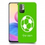 כדורגל - כדור כיסוי מגן קשיח בעיצוב אישי עם השם שלך ל Xiaomi Redmi Note 10 5G יחידה אחת סקרין מובייל