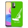 גלישת מפרש כיסוי מגן קשיח בעיצוב אישי עם השם שלך ל Xiaomi Redmi Note 10 5G יחידה אחת סקרין מובייל