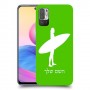 גלישה כיסוי מגן קשיח בעיצוב אישי עם השם שלך ל Xiaomi Redmi Note 10 5G יחידה אחת סקרין מובייל