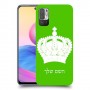 כתר מלכותי כיסוי מגן קשיח בעיצוב אישי עם השם שלך ל Xiaomi Redmi Note 10 5G יחידה אחת סקרין מובייל