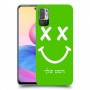 סמיילי כיסוי מגן קשיח בעיצוב אישי עם השם שלך ל Xiaomi Redmi Note 10 5G יחידה אחת סקרין מובייל