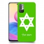 מגן דוד - ישראל כיסוי מגן קשיח בעיצוב אישי עם השם שלך ל Xiaomi Redmi Note 10 5G יחידה אחת סקרין מובייל