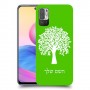 עץ כיסוי מגן קשיח בעיצוב אישי עם השם שלך ל Xiaomi Redmi Note 10 5G יחידה אחת סקרין מובייל