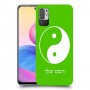 סמל יינג יאנג - סין כיסוי מגן קשיח בעיצוב אישי עם השם שלך ל Xiaomi Redmi Note 10 5G יחידה אחת סקרין מובייל