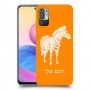 זברה כיסוי מגן קשיח בעיצוב אישי עם השם שלך ל Xiaomi Redmi Note 10 5G יחידה אחת סקרין מובייל