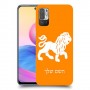 אריה כיסוי מגן קשיח בעיצוב אישי עם השם שלך ל Xiaomi Redmi Note 10 5G יחידה אחת סקרין מובייל