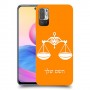 מאזניים כיסוי מגן קשיח בעיצוב אישי עם השם שלך ל Xiaomi Redmi Note 10 5G יחידה אחת סקרין מובייל