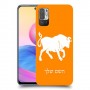 שור כיסוי מגן קשיח בעיצוב אישי עם השם שלך ל Xiaomi Redmi Note 10 5G יחידה אחת סקרין מובייל