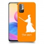 סמוראי כיסוי מגן קשיח בעיצוב אישי עם השם שלך ל Xiaomi Redmi Note 10 5G יחידה אחת סקרין מובייל