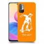 ילד סקייטבורד כיסוי מגן קשיח בעיצוב אישי עם השם שלך ל Xiaomi Redmi Note 10 5G יחידה אחת סקרין מובייל
