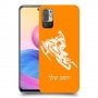 אופנוע שלג כיסוי מגן קשיח בעיצוב אישי עם השם שלך ל Xiaomi Redmi Note 10 5G יחידה אחת סקרין מובייל