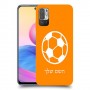 כדורגל - כדור כיסוי מגן קשיח בעיצוב אישי עם השם שלך ל Xiaomi Redmi Note 10 5G יחידה אחת סקרין מובייל