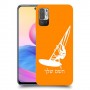 גלישת מפרש כיסוי מגן קשיח בעיצוב אישי עם השם שלך ל Xiaomi Redmi Note 10 5G יחידה אחת סקרין מובייל