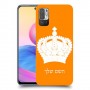 כתר מלכותי כיסוי מגן קשיח בעיצוב אישי עם השם שלך ל Xiaomi Redmi Note 10 5G יחידה אחת סקרין מובייל