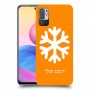 שלג כיסוי מגן קשיח בעיצוב אישי עם השם שלך ל Xiaomi Redmi Note 10 5G יחידה אחת סקרין מובייל